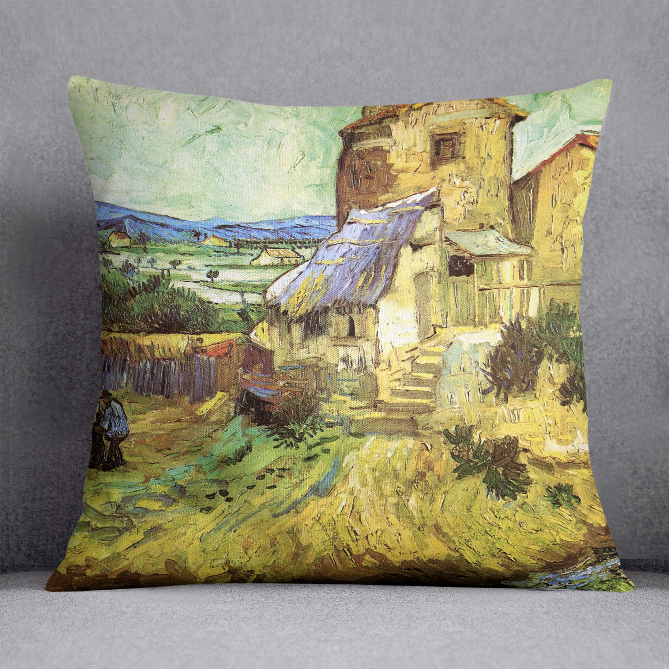 The Old Mill by Van Gogh Cushion