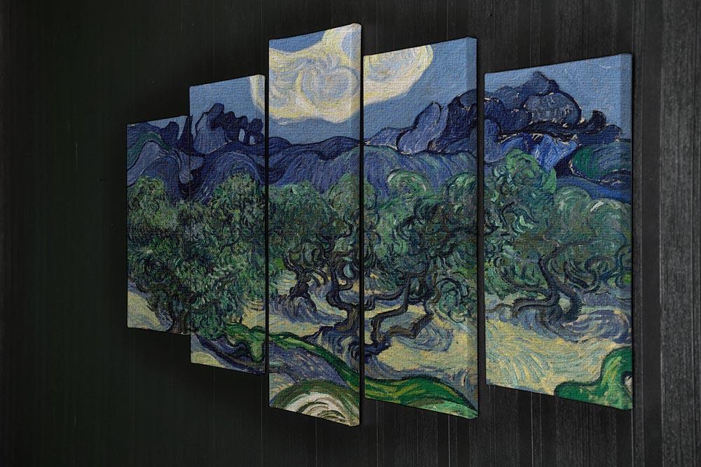 The Olive trees 5 Split Panel Canvas - Canvas Art Rocks - 2