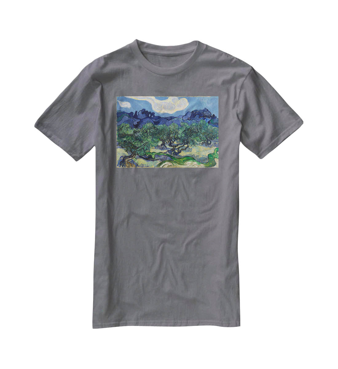 The Olive trees T-Shirt - Canvas Art Rocks - 3