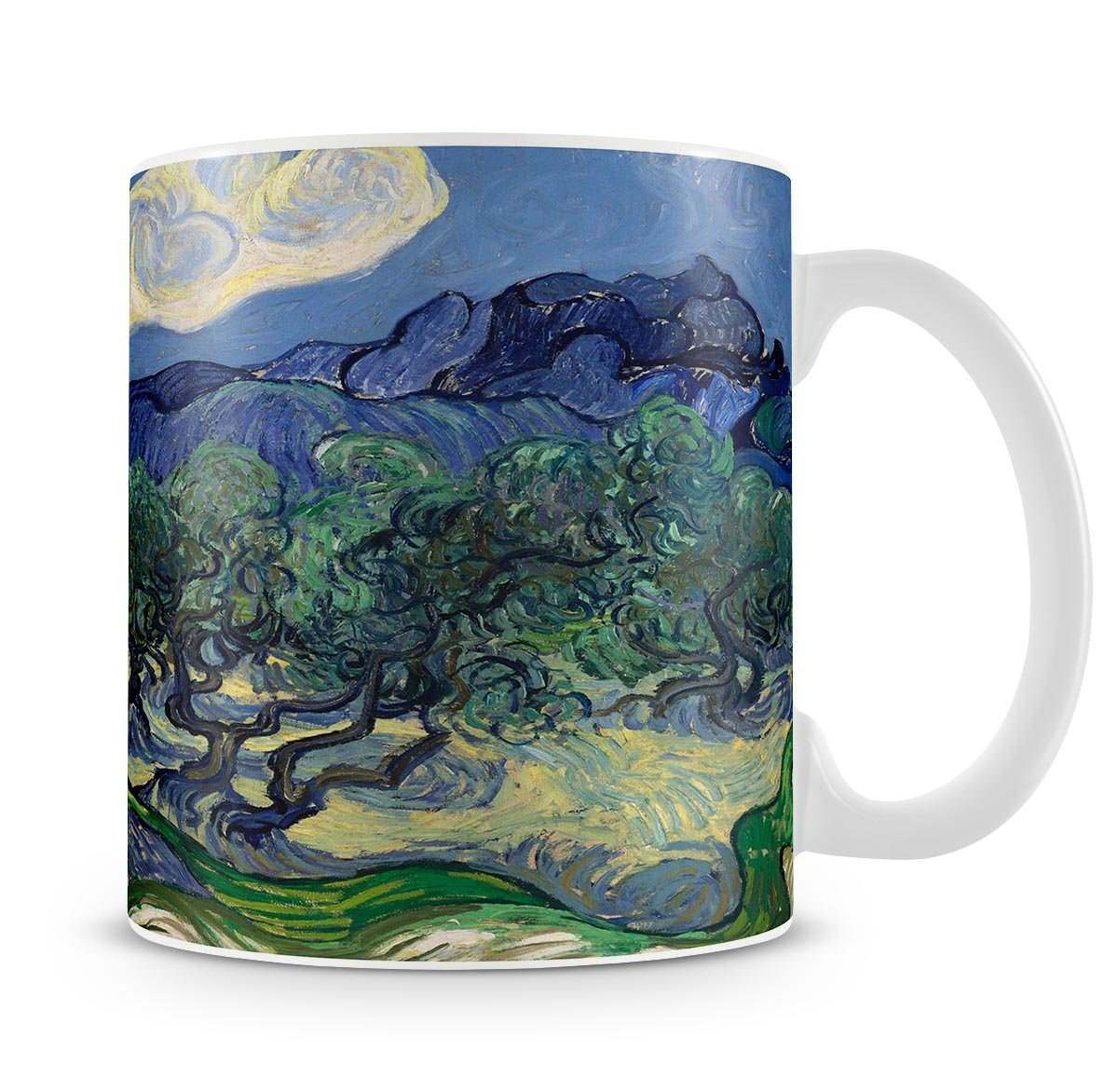 The Olive trees Mug - Canvas Art Rocks - 4