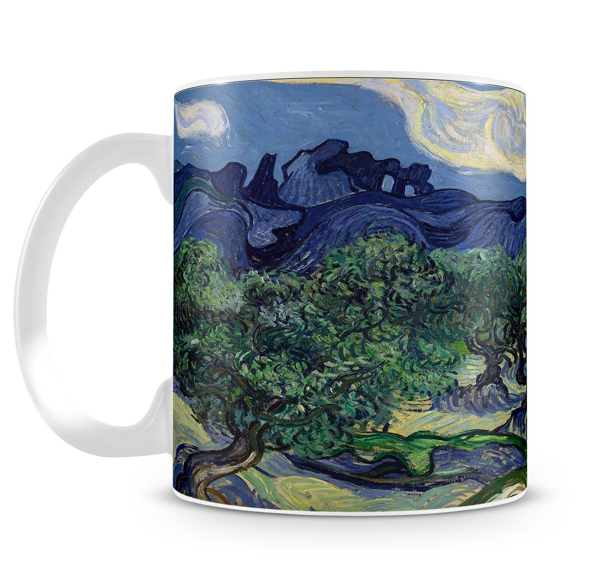 The Olive trees Mug - Canvas Art Rocks - 4