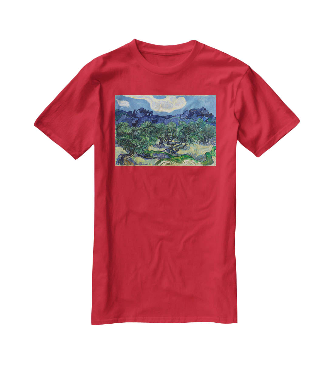 The Olive trees T-Shirt - Canvas Art Rocks - 4
