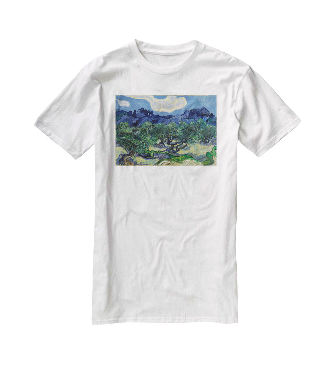 The Olive trees T-Shirt - Canvas Art Rocks - 5