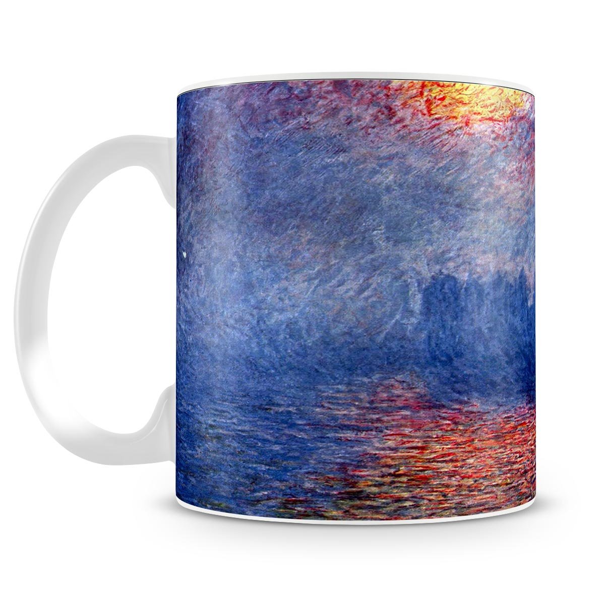 The Parlaiment in London by Monet Mug - Canvas Art Rocks - 4