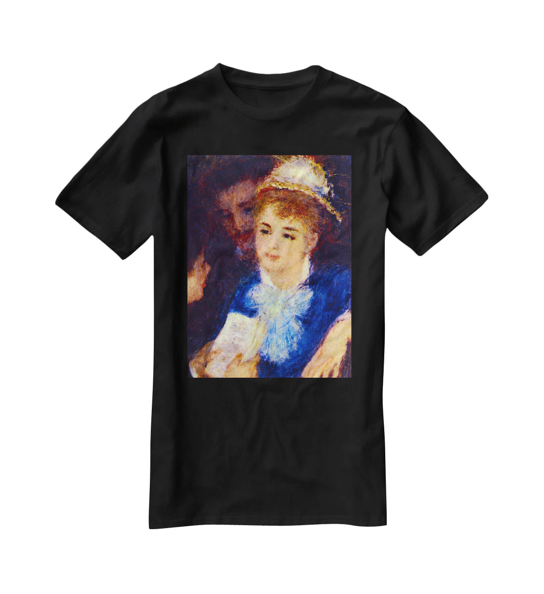 The Perusal of the Part by Renoir T-Shirt - Canvas Art Rocks - 1