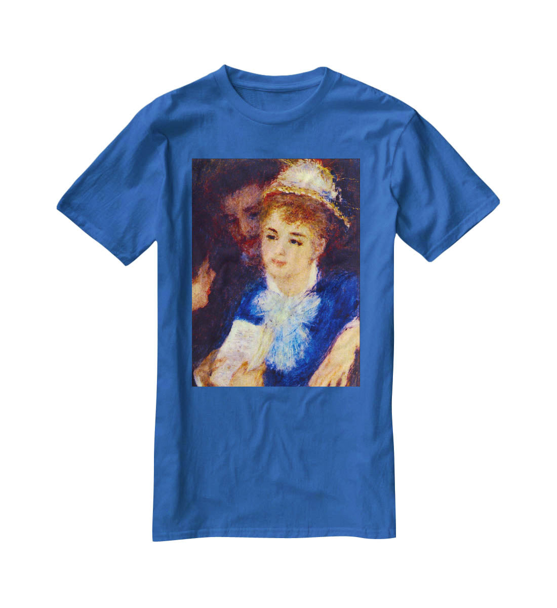 The Perusal of the Part by Renoir T-Shirt - Canvas Art Rocks - 2