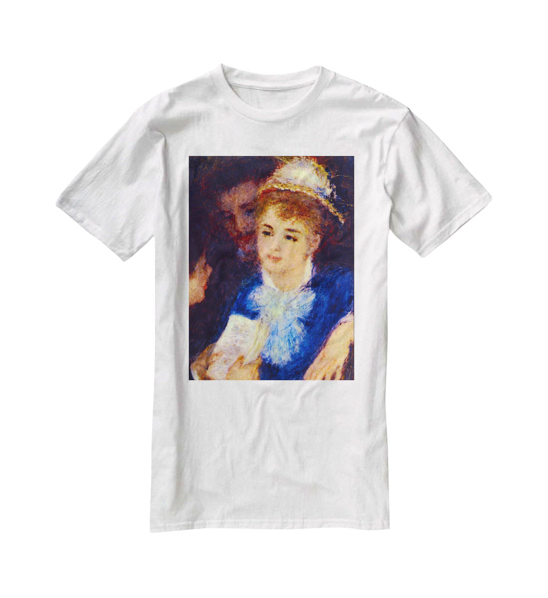 The Perusal of the Part by Renoir T-Shirt - Canvas Art Rocks - 5