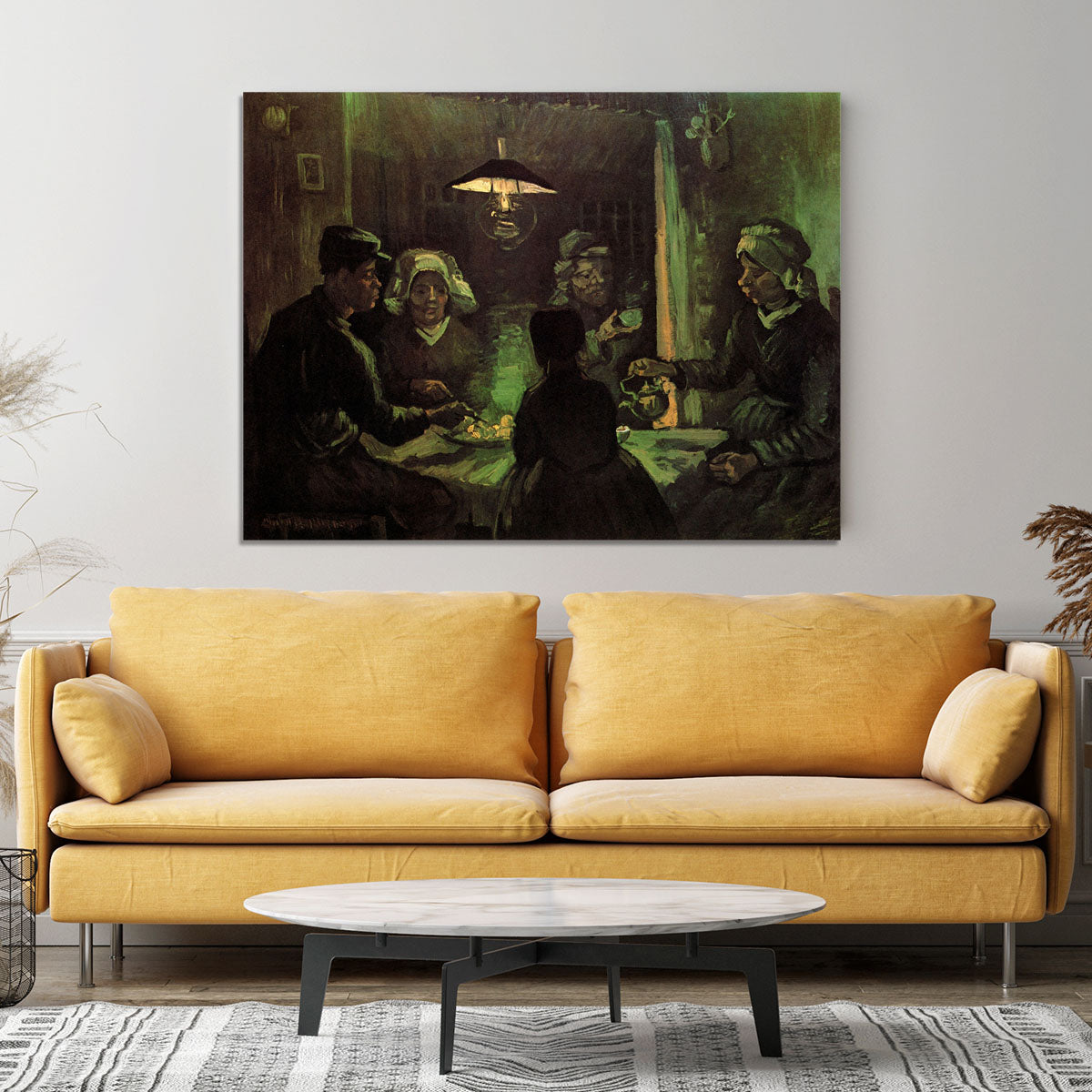 The Potato Eaters by Van Gogh Canvas Print or Poster - Canvas Art Rocks - 4
