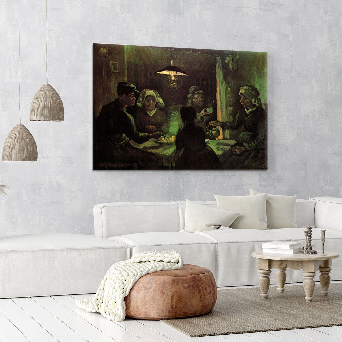 The Potato Eaters by Van Gogh Canvas Print or Poster - Canvas Art Rocks - 6
