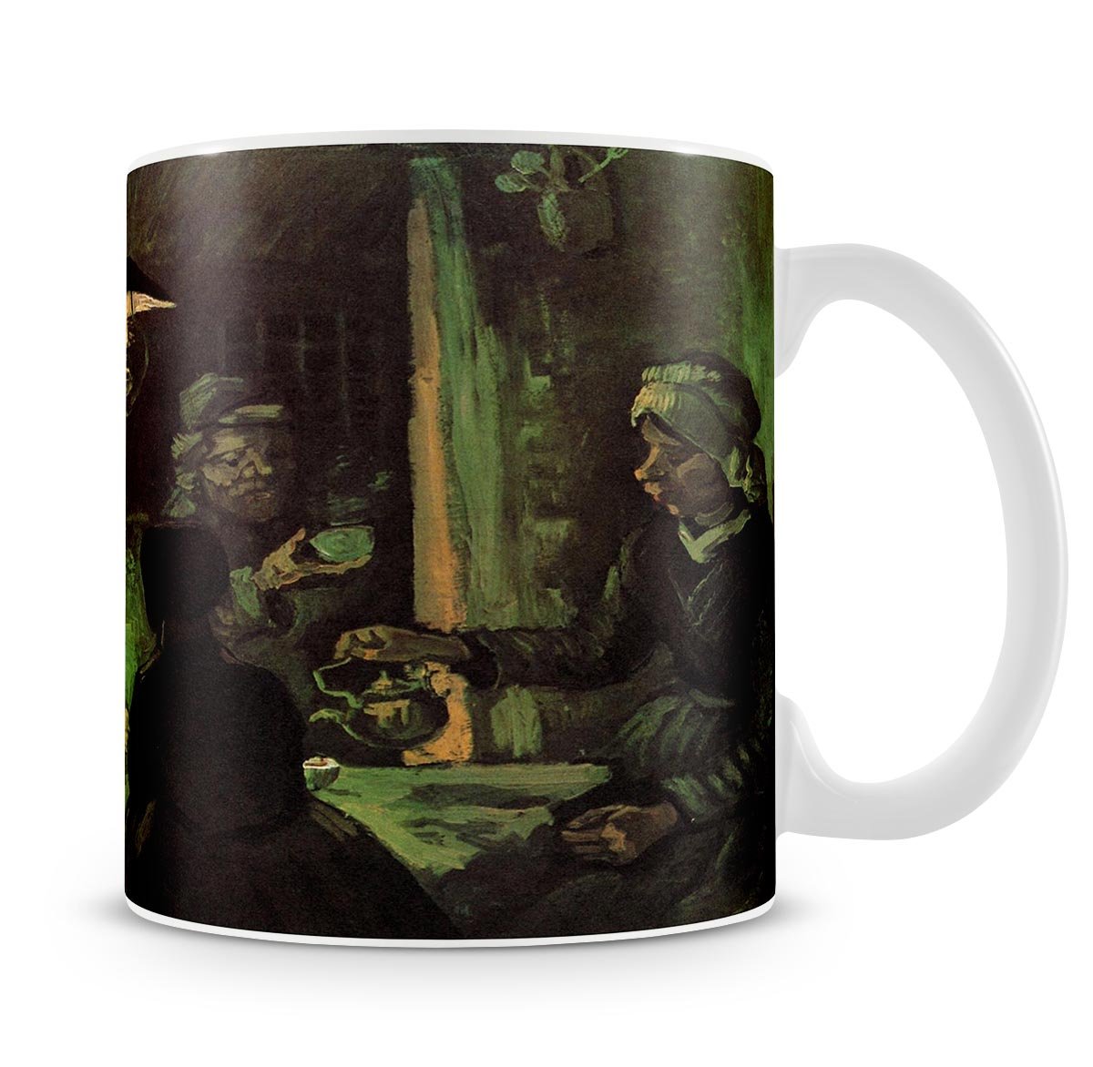 The Potato Eaters by Van Gogh Mug - Canvas Art Rocks - 4