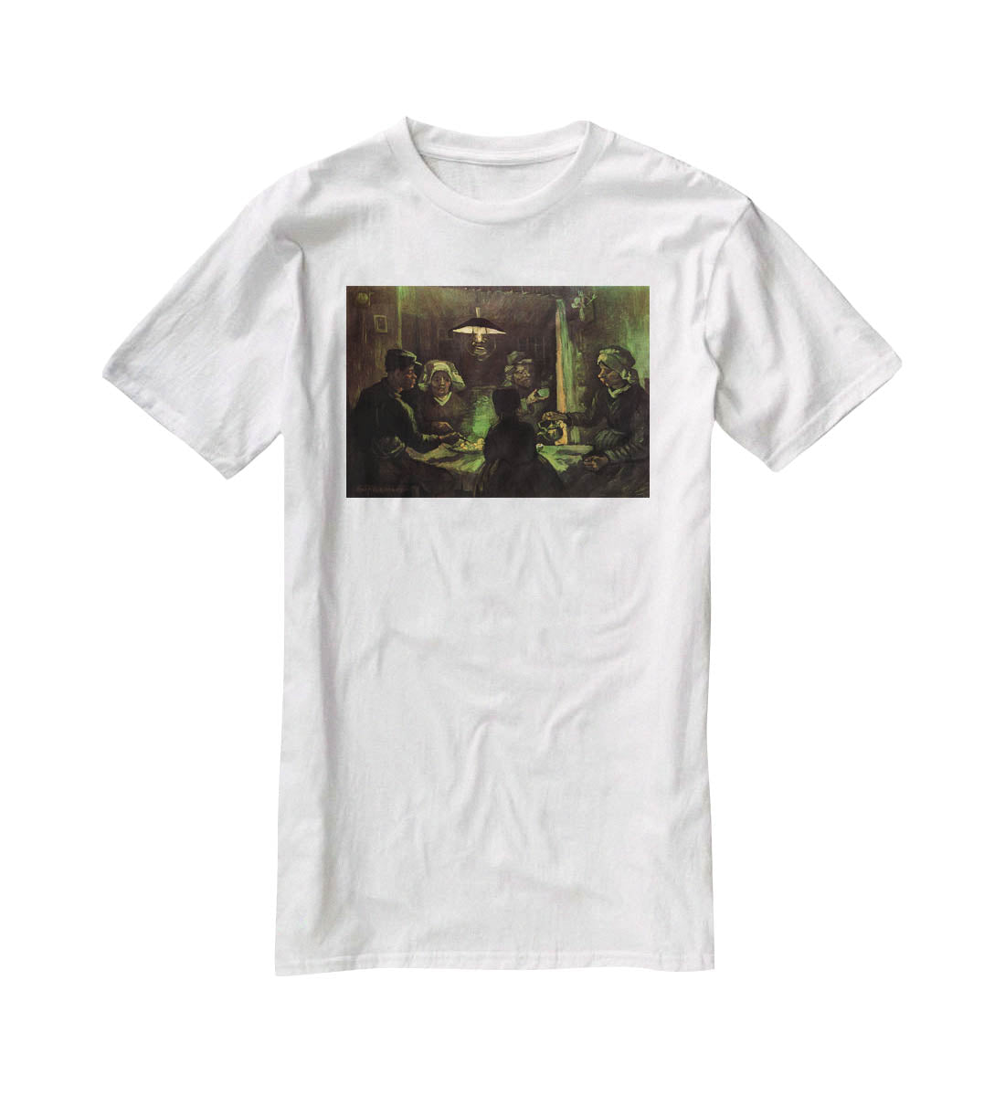The Potato Eaters by Van Gogh T-Shirt - Canvas Art Rocks - 5