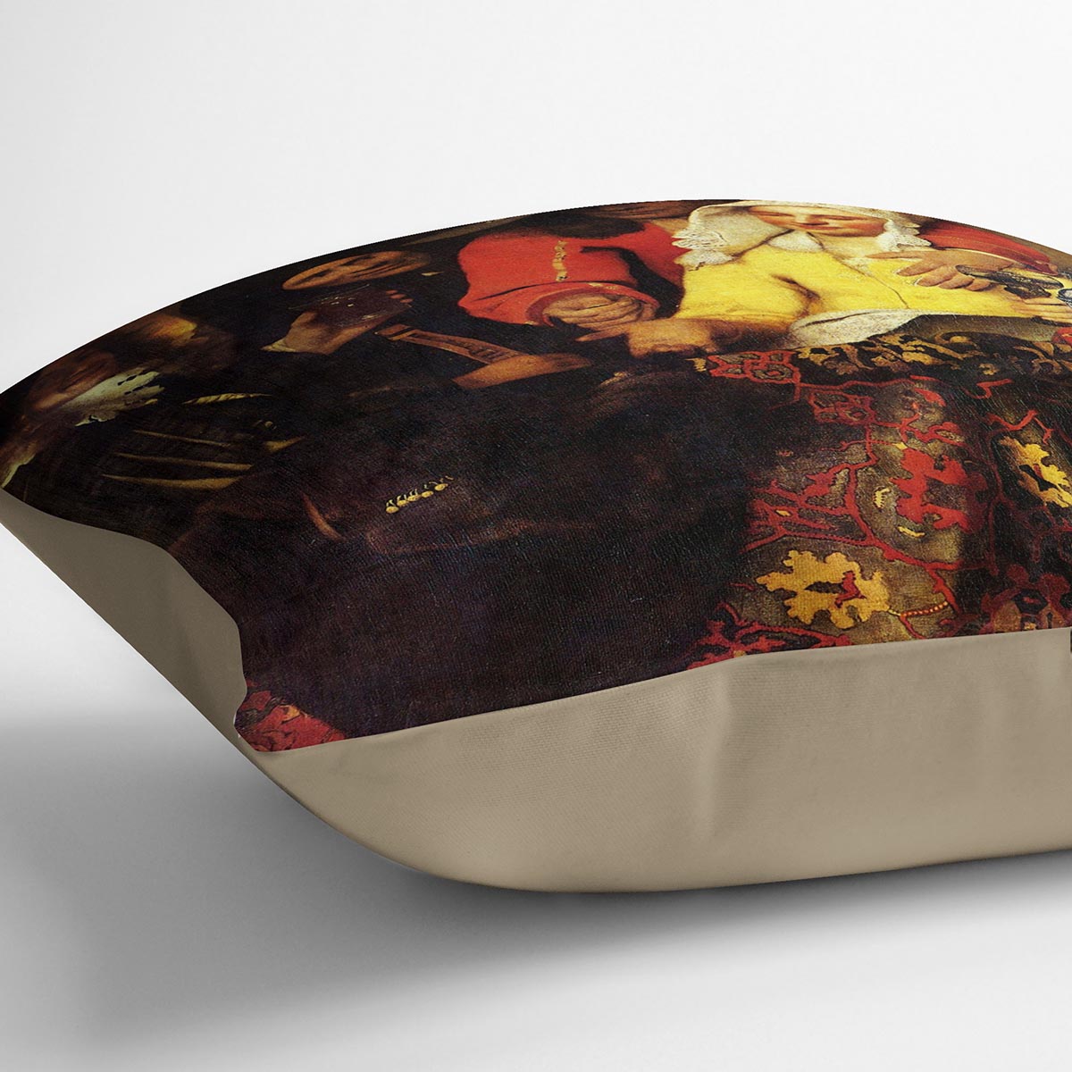 The Procuress by Vermeer Cushion