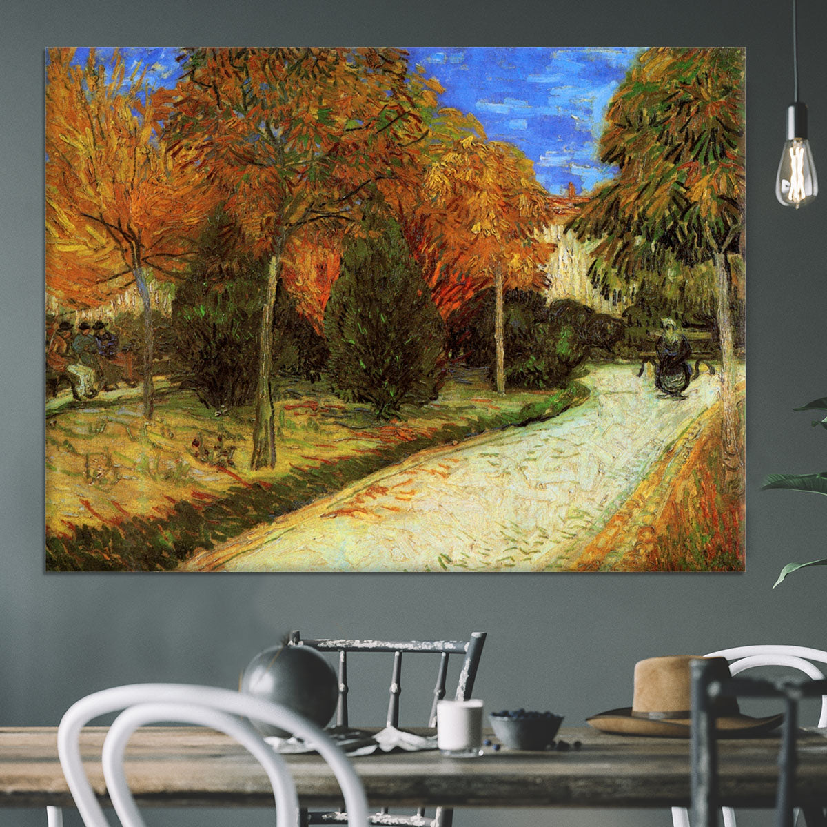 The Public Park at Arles by Van Gogh Canvas Print or Poster - Canvas Art Rocks - 3