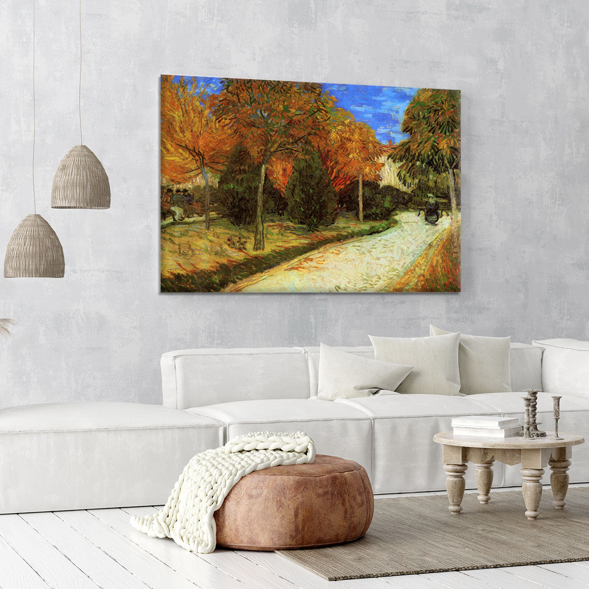 The Public Park at Arles by Van Gogh Canvas Print or Poster - Canvas Art Rocks - 6