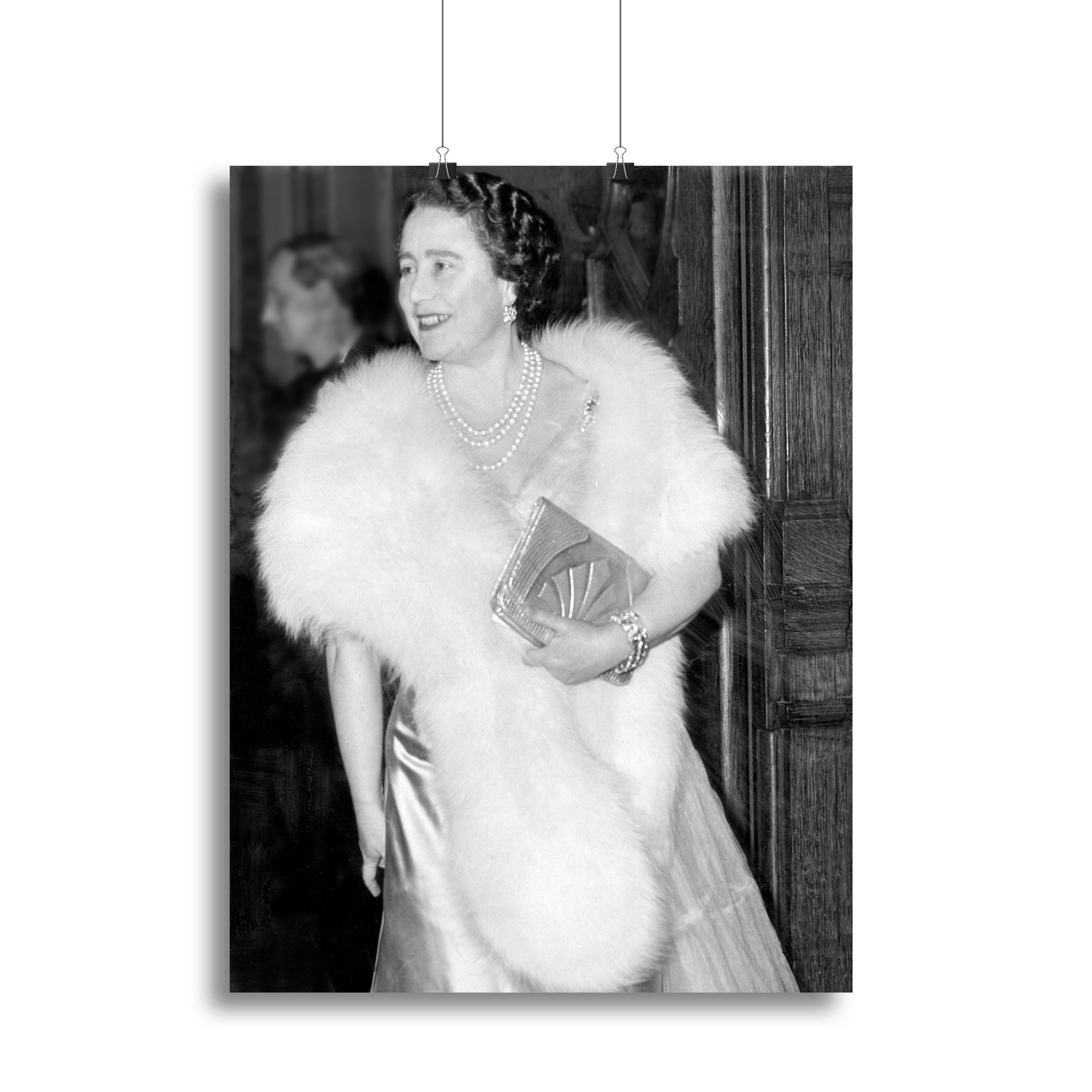 The Queen Mother on a night out at the Coliseum Canvas Print or Poster - Canvas Art Rocks - 2
