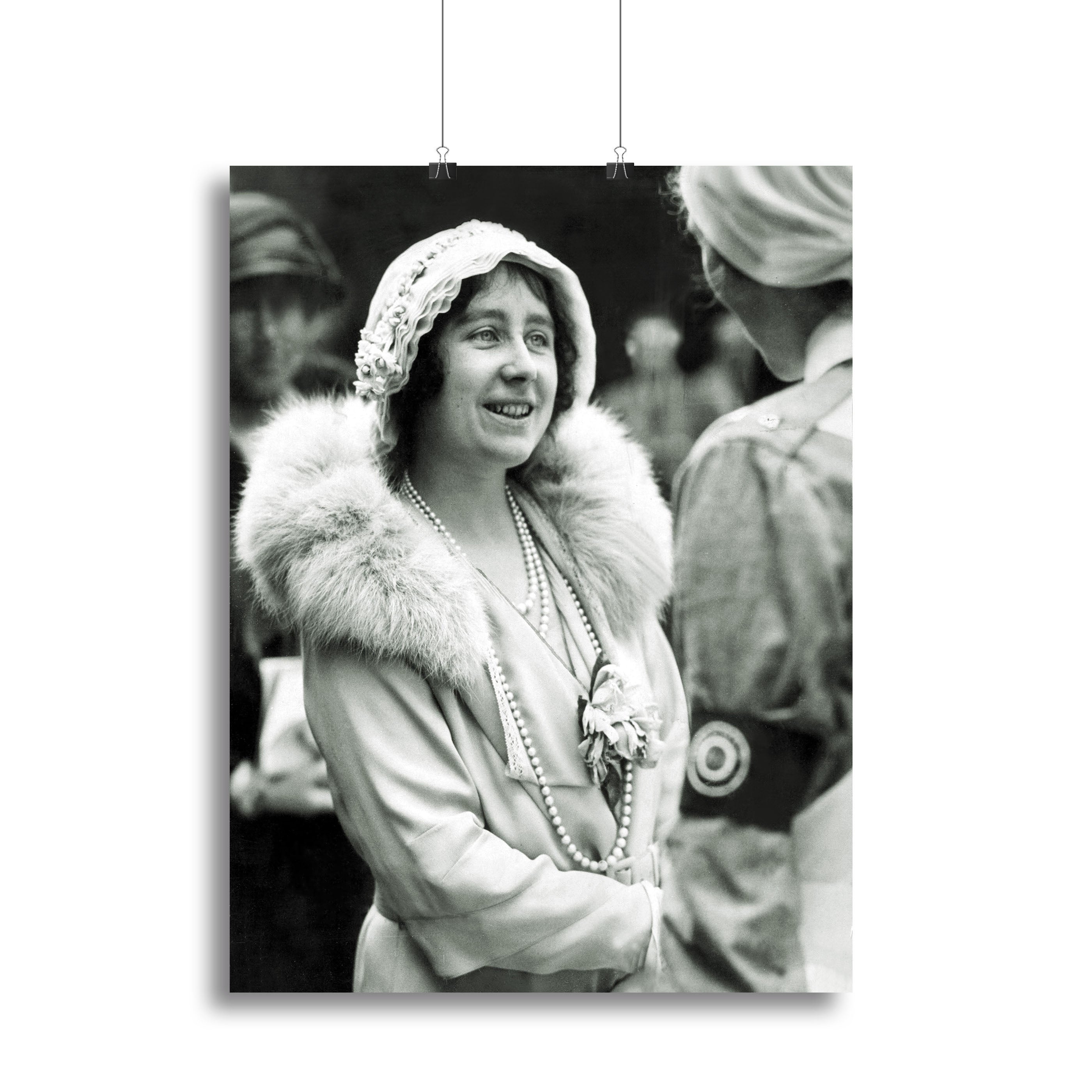 The Queen Mother opening a new hospital extension Canvas Print or Poster - Canvas Art Rocks - 2