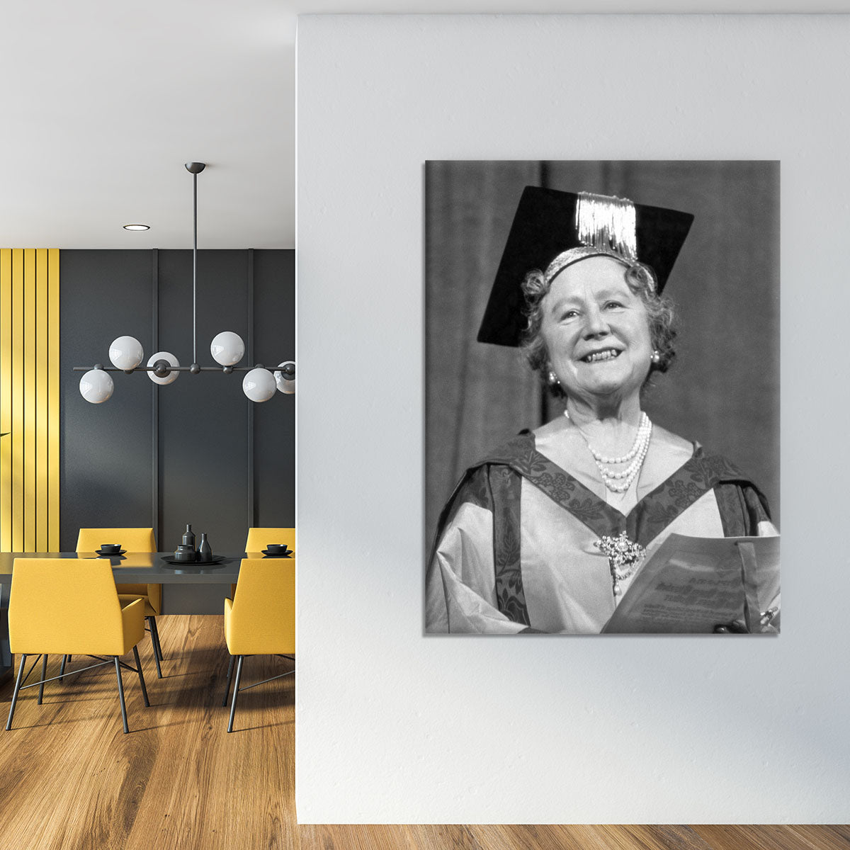 The Queen Mother with her honorary music degree Canvas Print or Poster - Canvas Art Rocks - 4