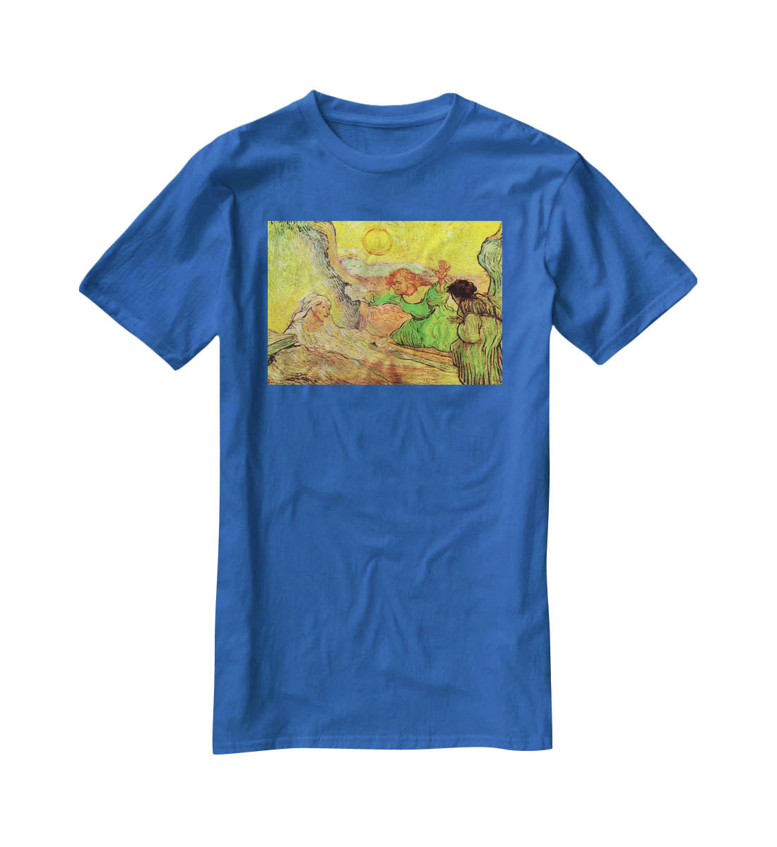 The Raising of Lazarus after Rembrandt by Van Gogh T-Shirt - Canvas Art Rocks - 2