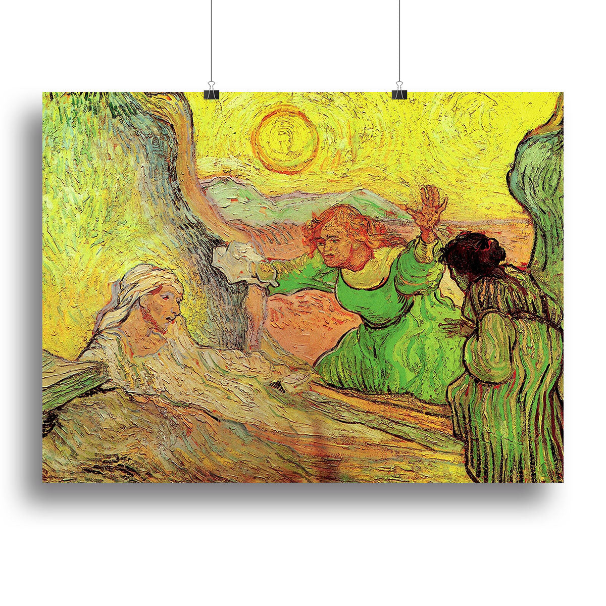 The Raising of Lazarus after Rembrandt by Van Gogh Canvas Print or Poster - Canvas Art Rocks - 2
