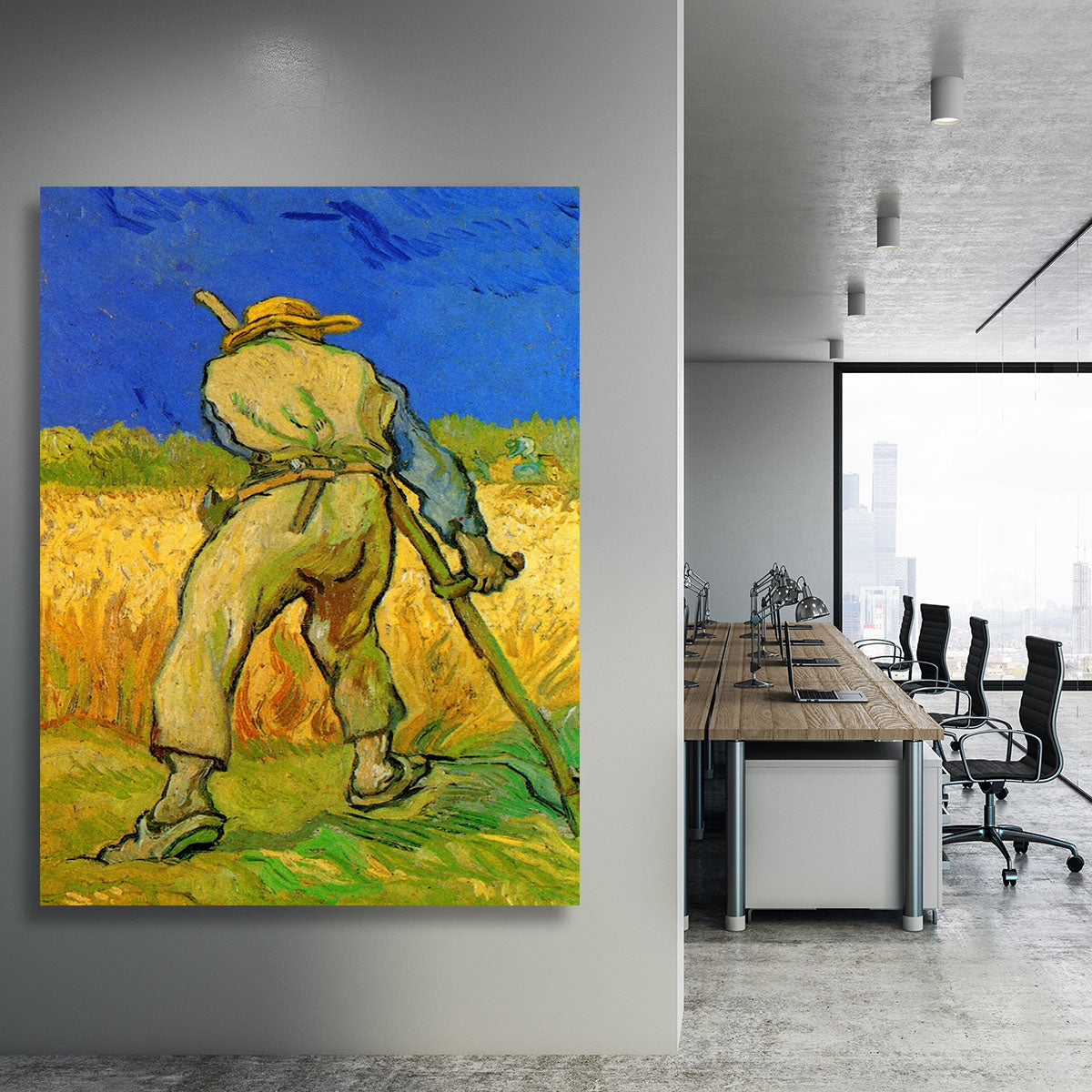 The Reaper by Van Gogh Canvas Print or Poster - Canvas Art Rocks - 3