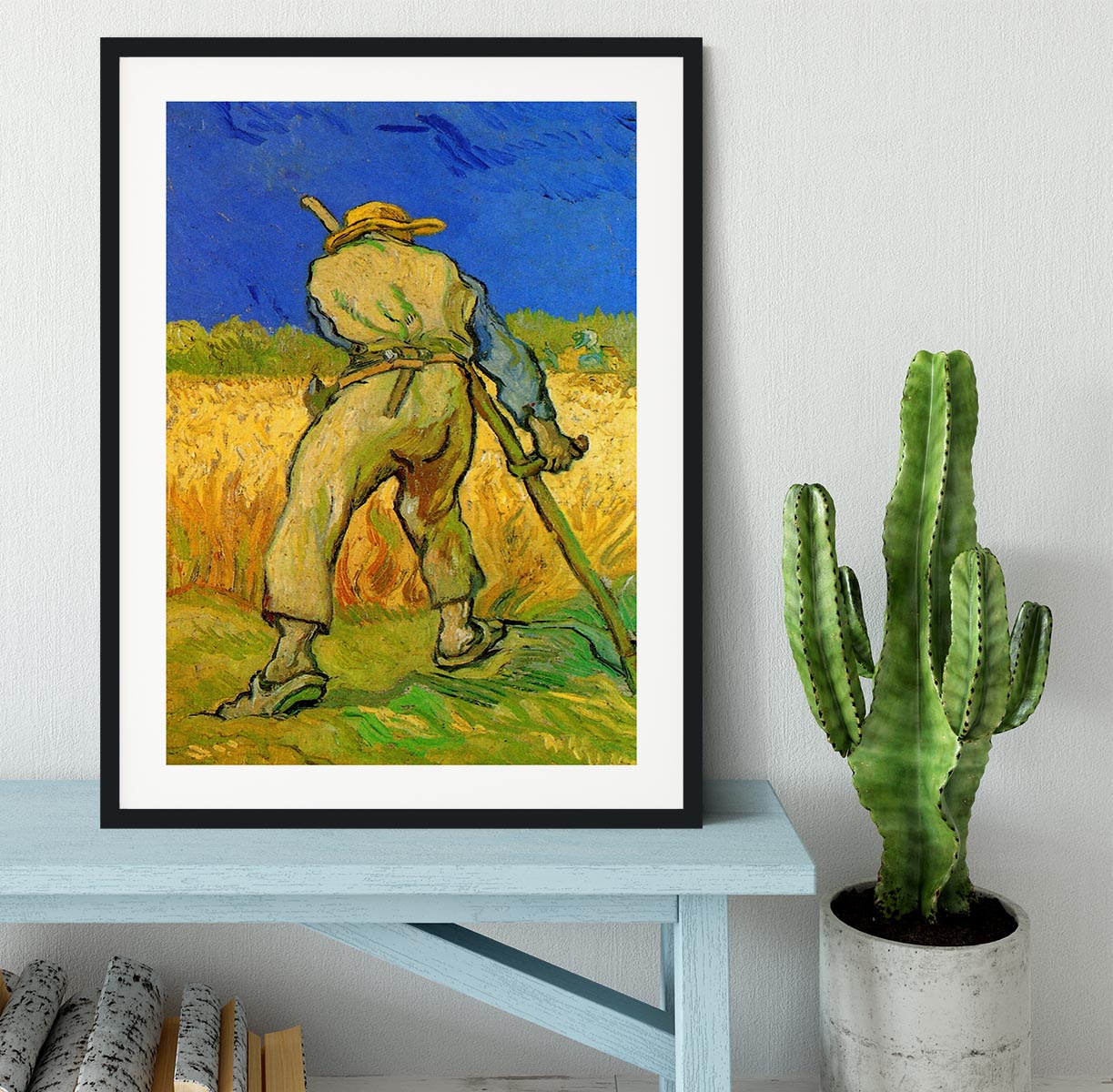 The Reaper by Van Gogh Framed Print - Canvas Art Rocks - 1