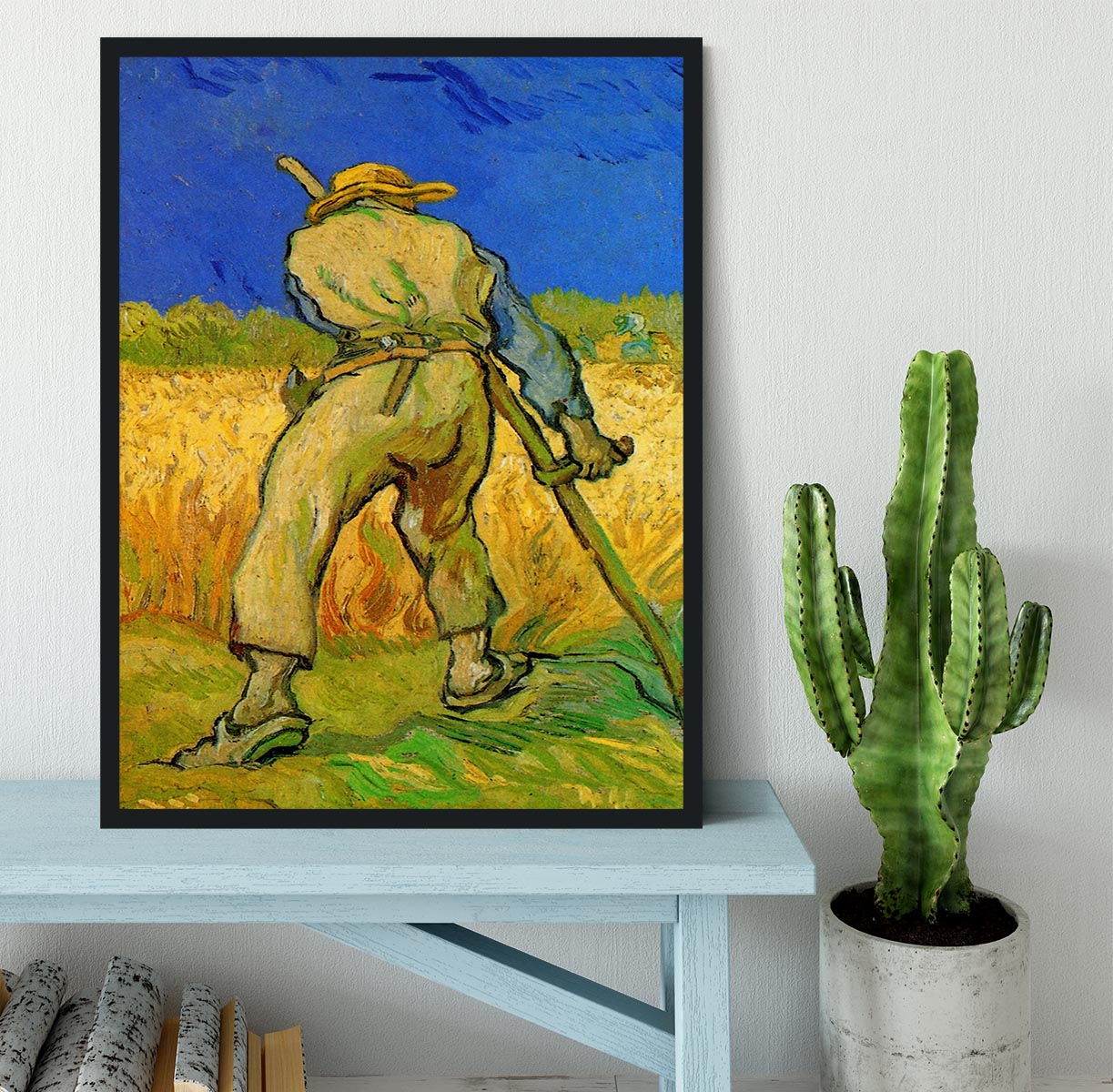 The Reaper by Van Gogh Framed Print - Canvas Art Rocks - 2