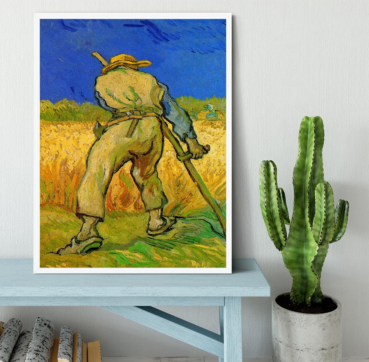 The Reaper by Van Gogh Framed Print - Canvas Art Rocks -6