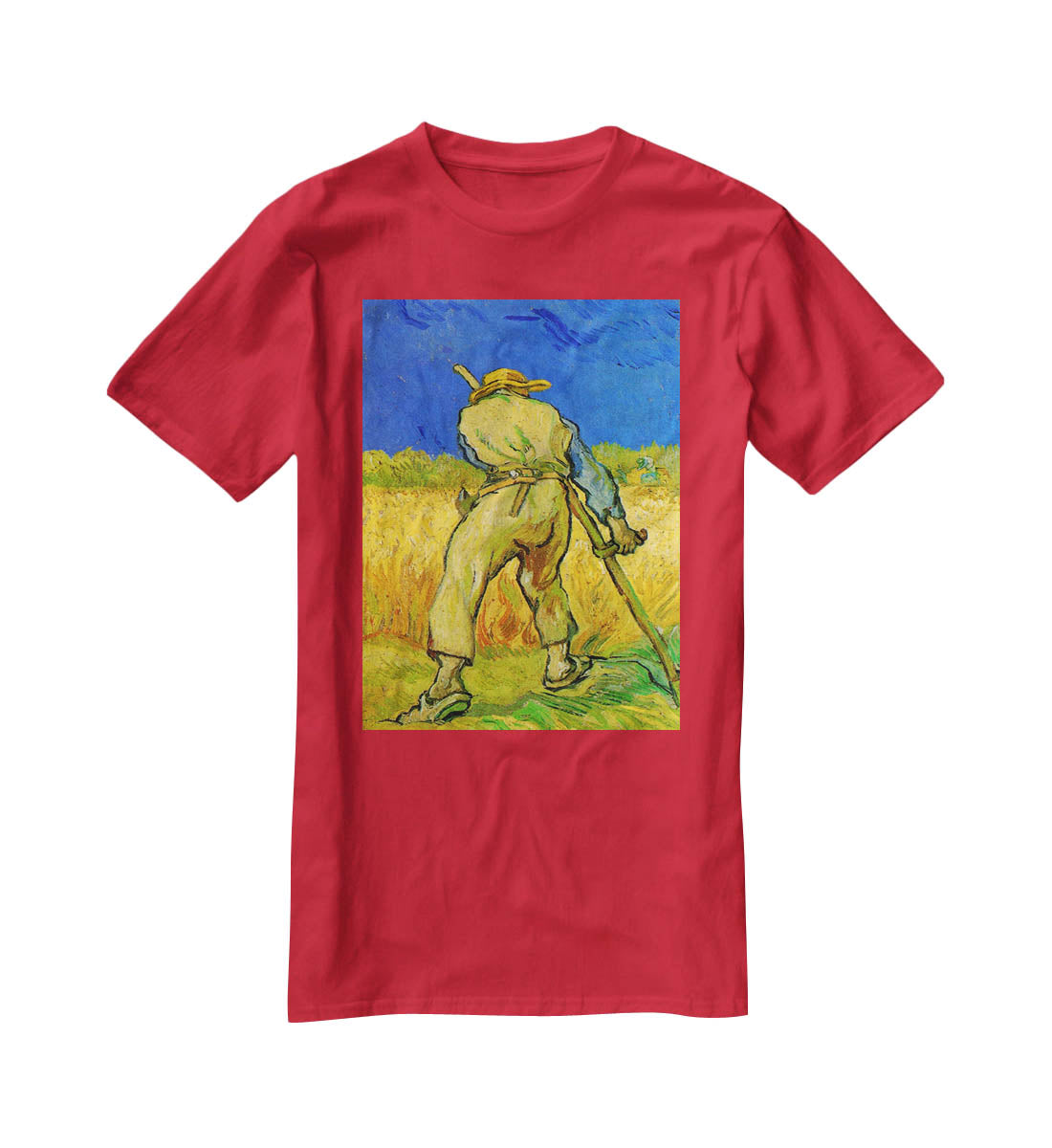 The Reaper by Van Gogh T-Shirt - Canvas Art Rocks - 4