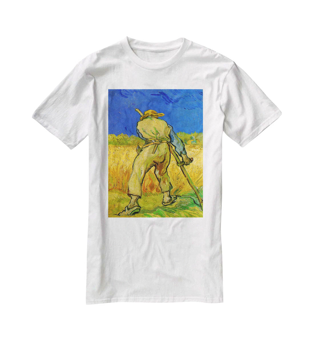 The Reaper by Van Gogh T-Shirt - Canvas Art Rocks - 5