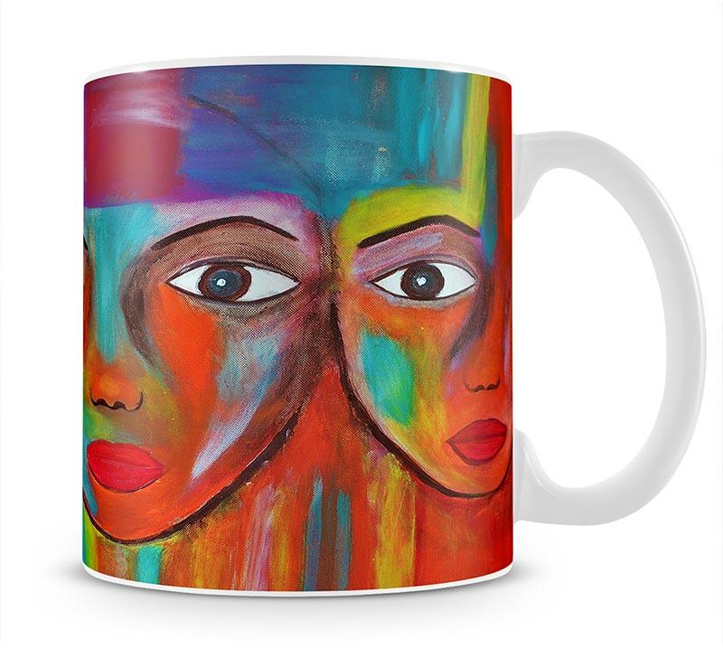 The Red Faces Mug - Canvas Art Rocks - 1