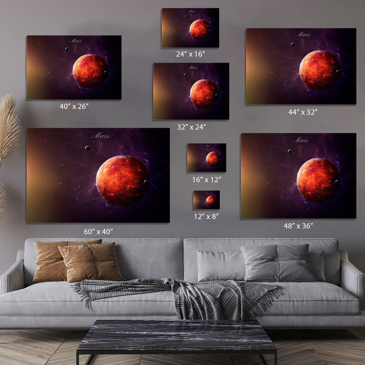 The Red Planet Mars Canvas Print or Poster - Canvas Art Rocks - 7
