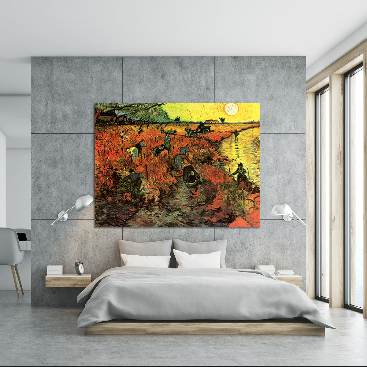 The Red Vineyard by Van Gogh Canvas Print or Poster - Canvas Art Rocks - 5
