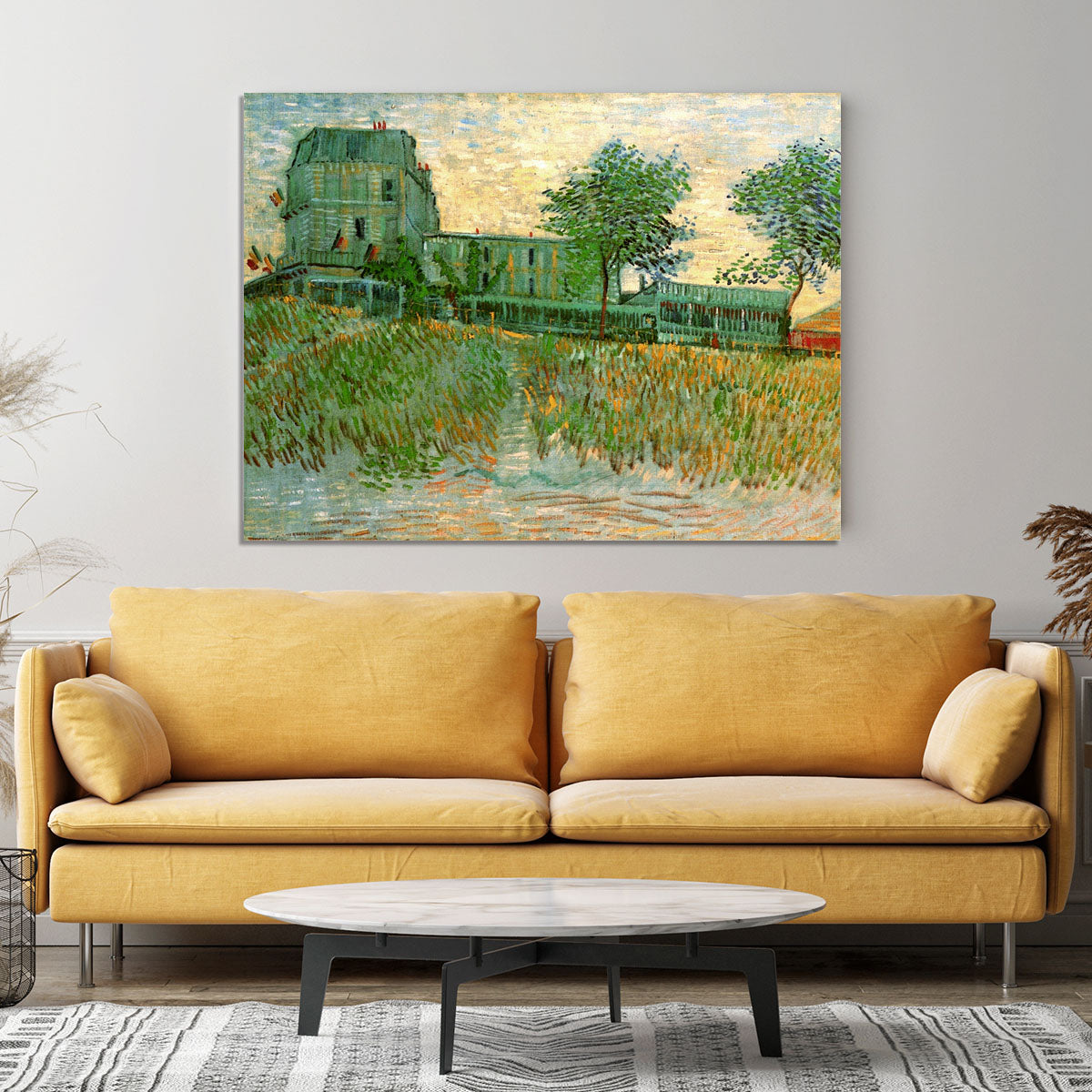 The Restaurant de la Sirene at Asnieres by Van Gogh Canvas Print or Poster - Canvas Art Rocks - 4