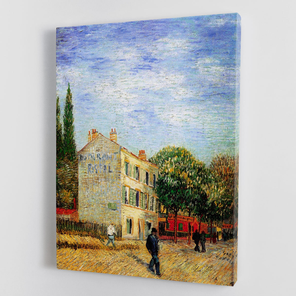 The Rispal Restaurant at Asnieres by Van Gogh Canvas Print or Poster - Canvas Art Rocks - 1