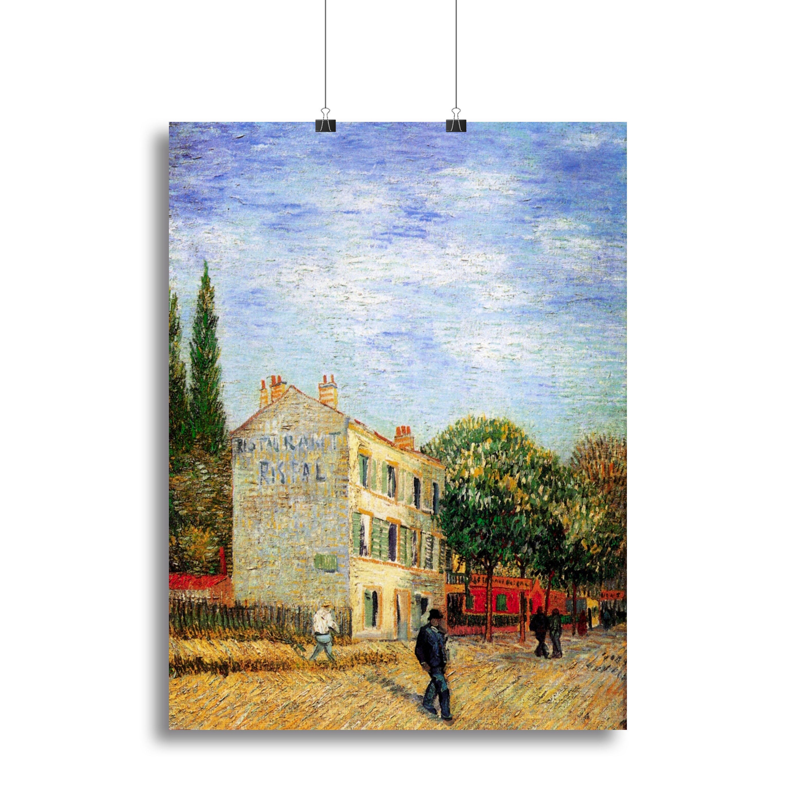 The Rispal Restaurant at Asnieres by Van Gogh Canvas Print or Poster - Canvas Art Rocks - 2