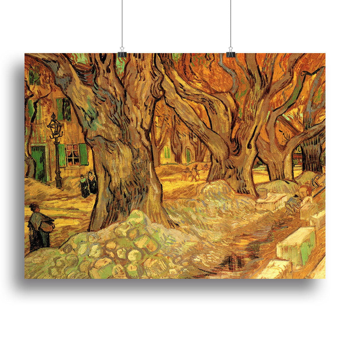 The Road Menders 2 by Van Gogh Canvas Print or Poster - Canvas Art Rocks - 2