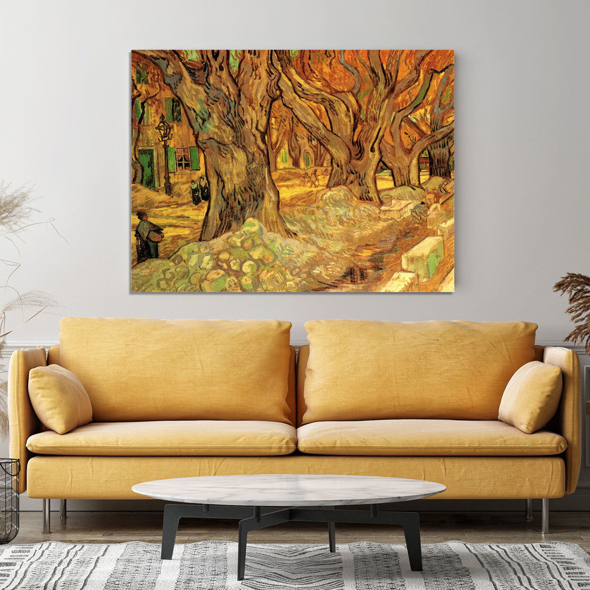 The Road Menders 2 by Van Gogh Canvas Print or Poster - Canvas Art Rocks - 4