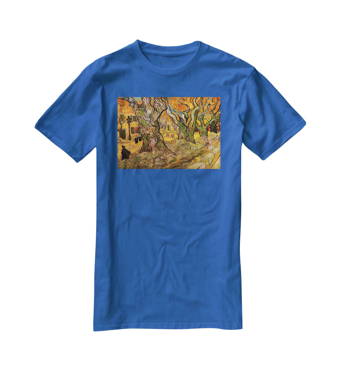 The Road Menders by Van Gogh T-Shirt - Canvas Art Rocks - 2