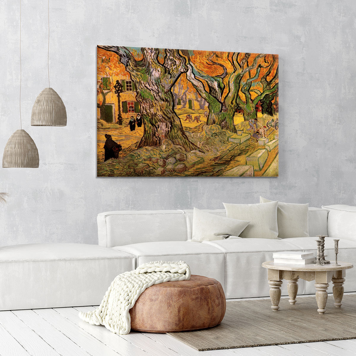 The Road Menders by Van Gogh Canvas Print or Poster - Canvas Art Rocks - 6