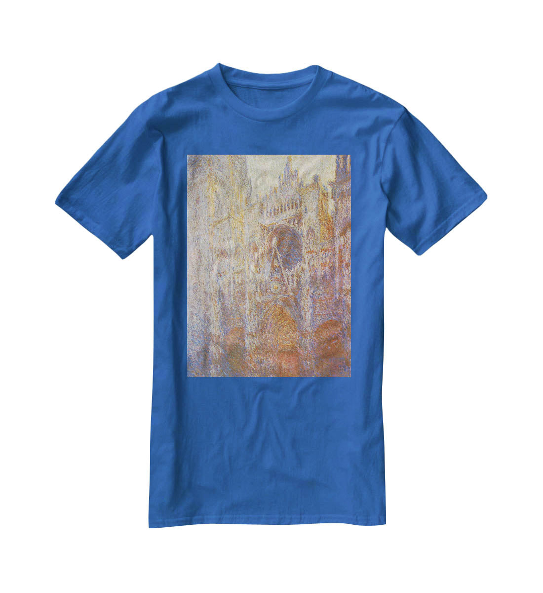 The Rouen Cathedral West facade by Monet T-Shirt - Canvas Art Rocks - 2