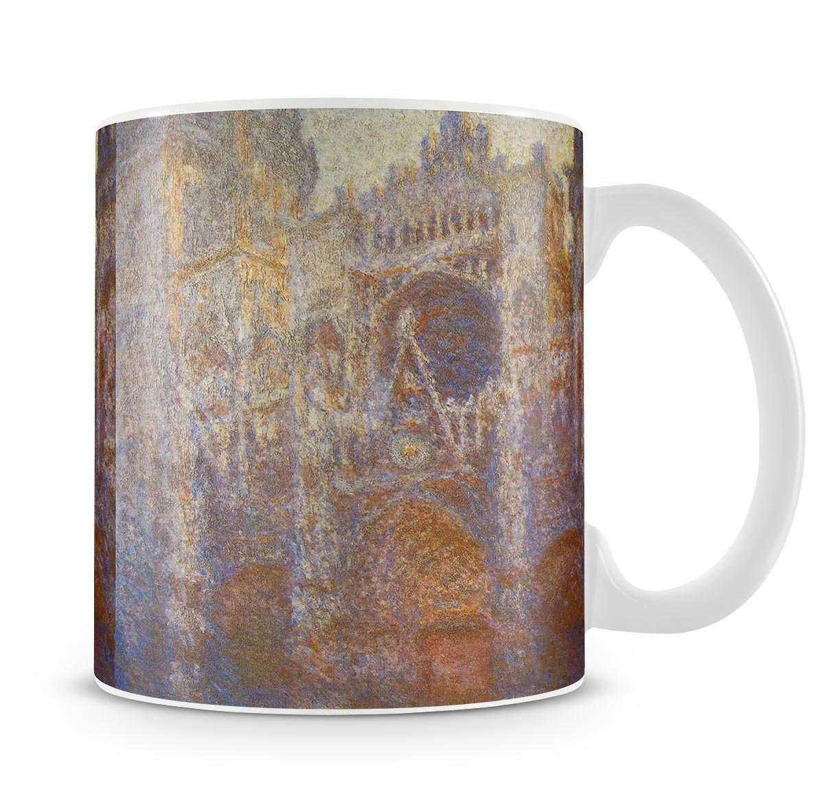 The Rouen Cathedral West facade by Monet Mug - Canvas Art Rocks - 4