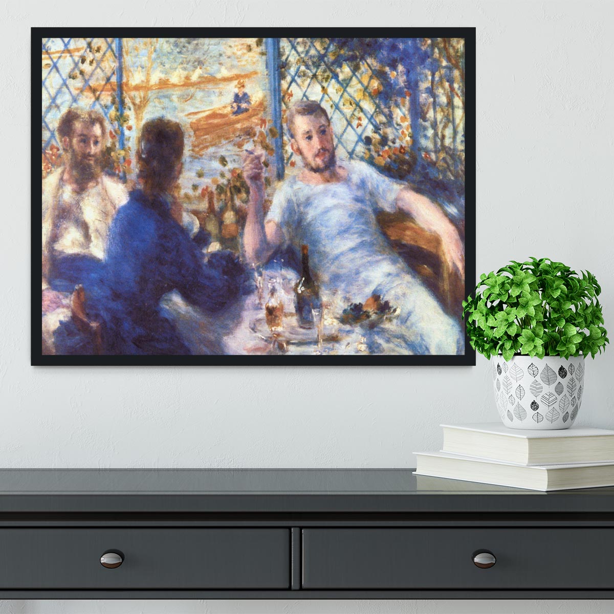 The Rowers Lunch by Renoir Framed Print Canvas Art Rocks