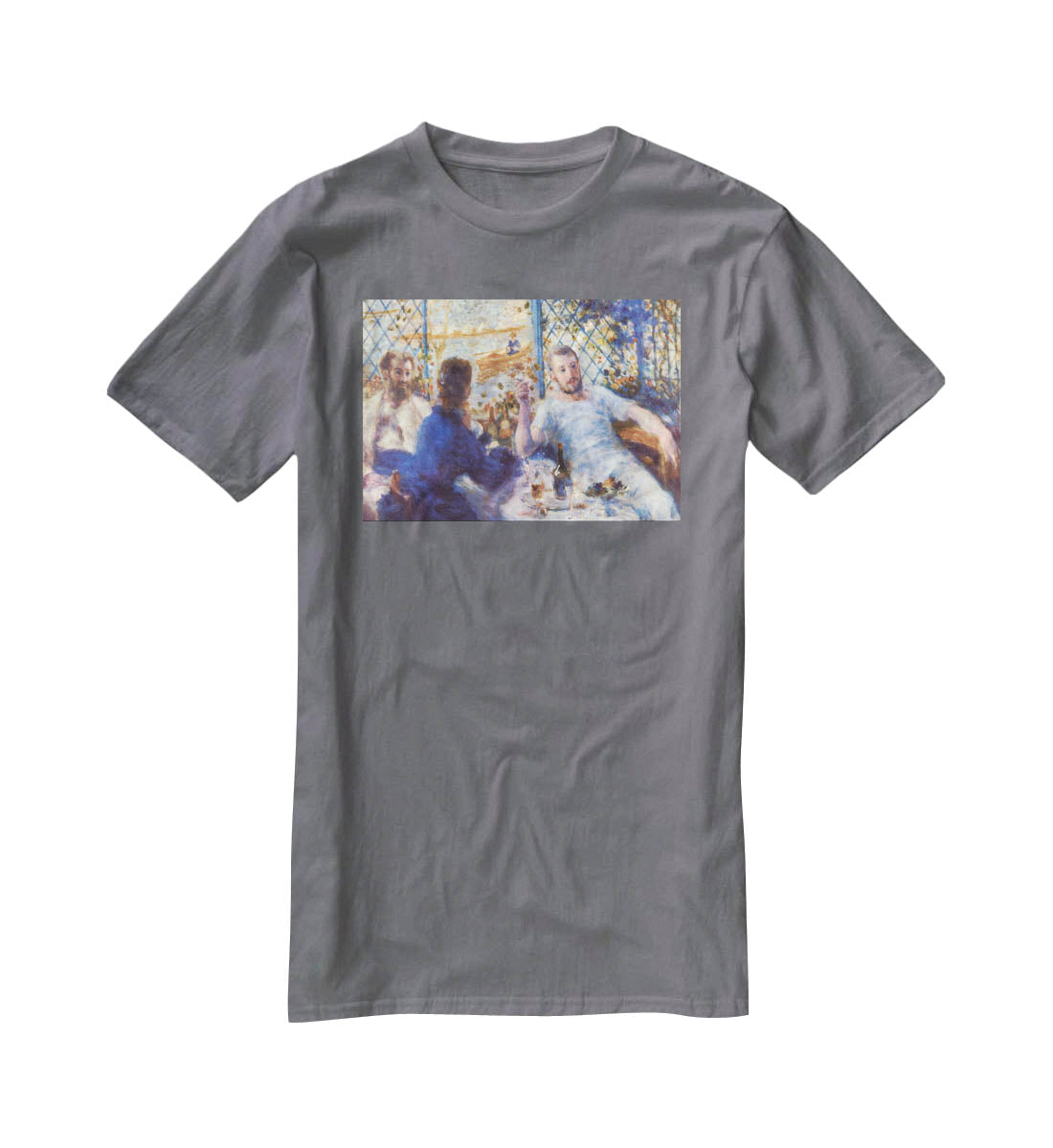 The Rowers Lunch by Renoir T-Shirt - Canvas Art Rocks - 3
