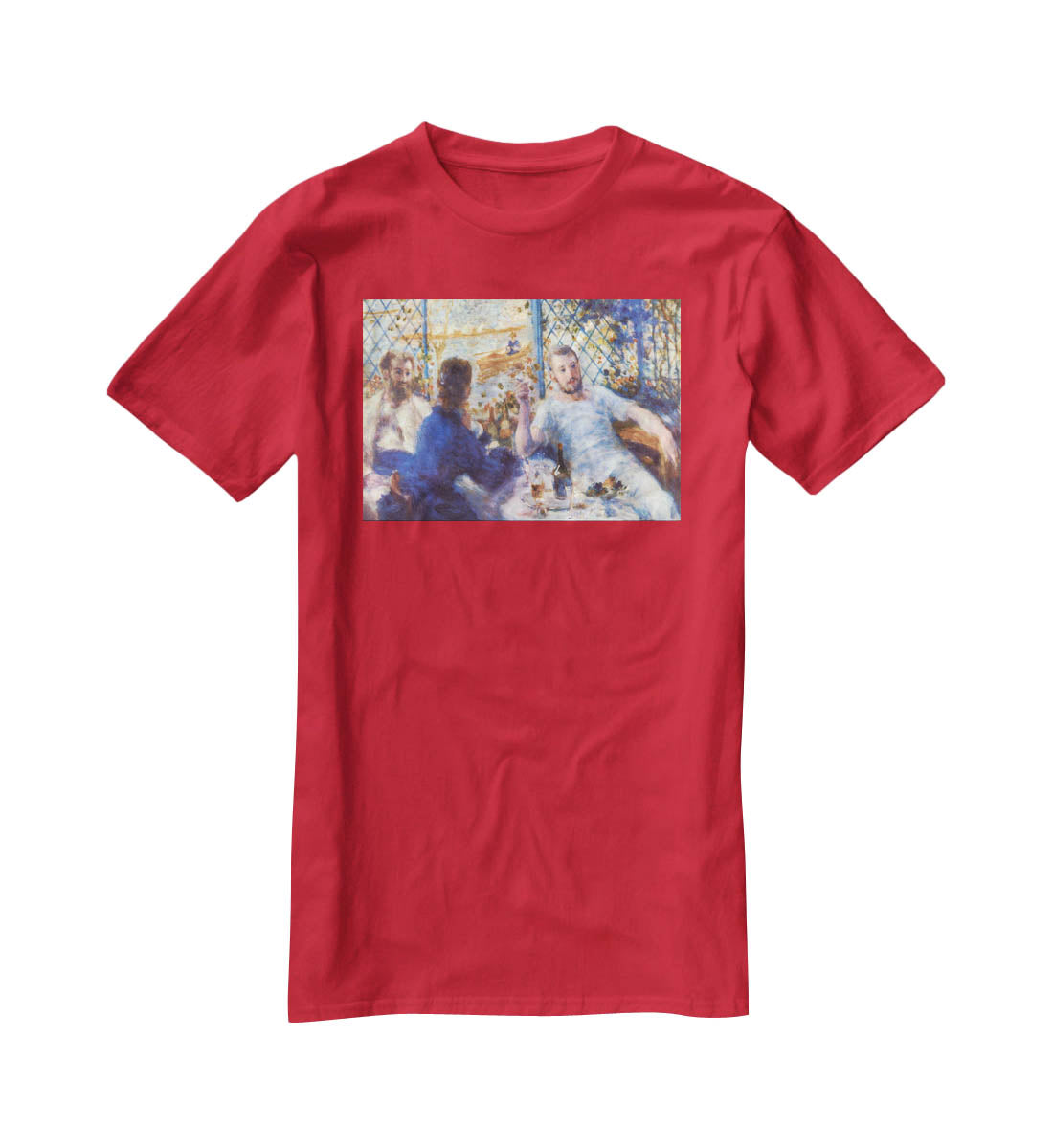 The Rowers Lunch by Renoir T-Shirt - Canvas Art Rocks - 4