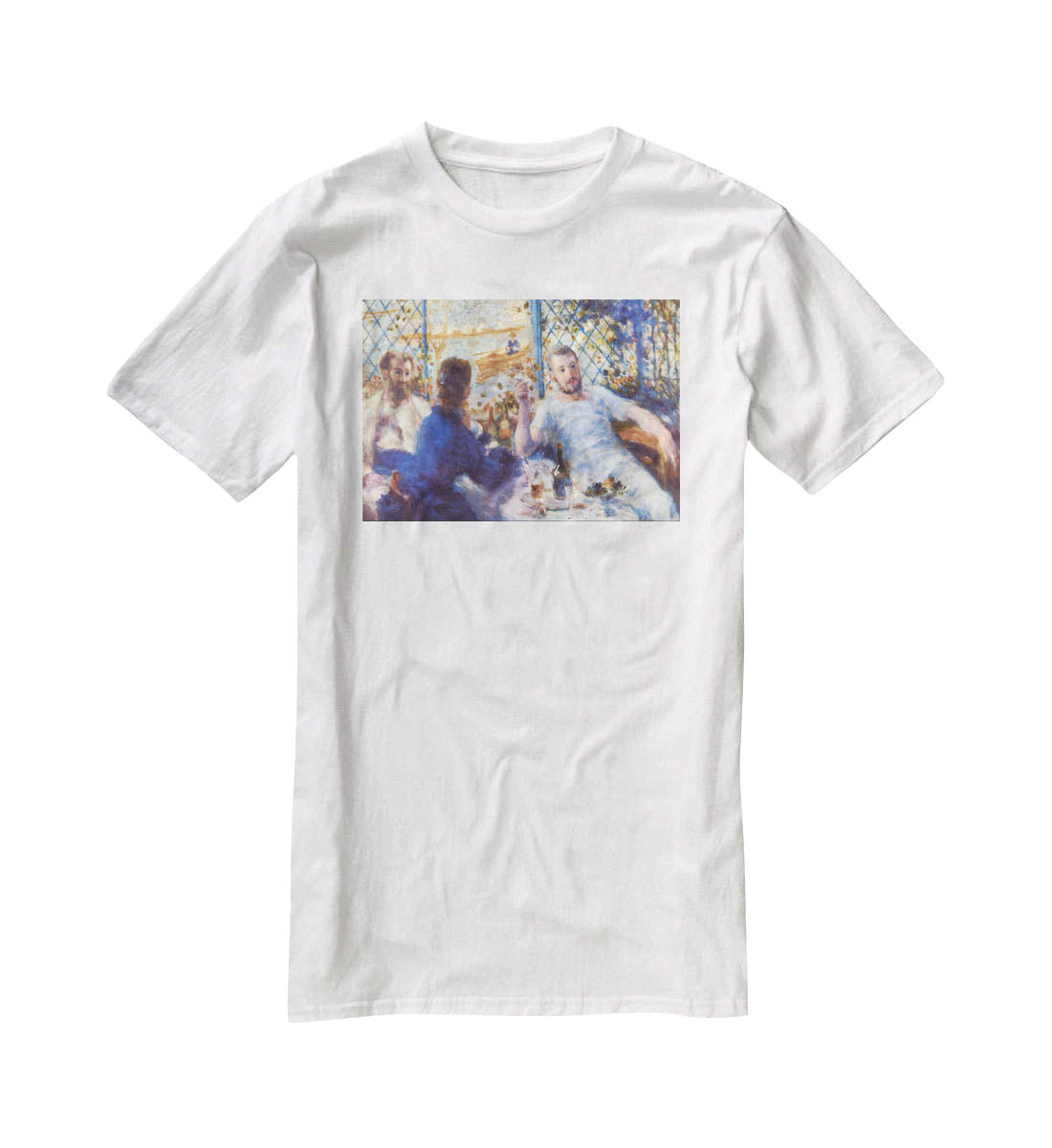 The Rowers Lunch by Renoir T-Shirt - Canvas Art Rocks - 5
