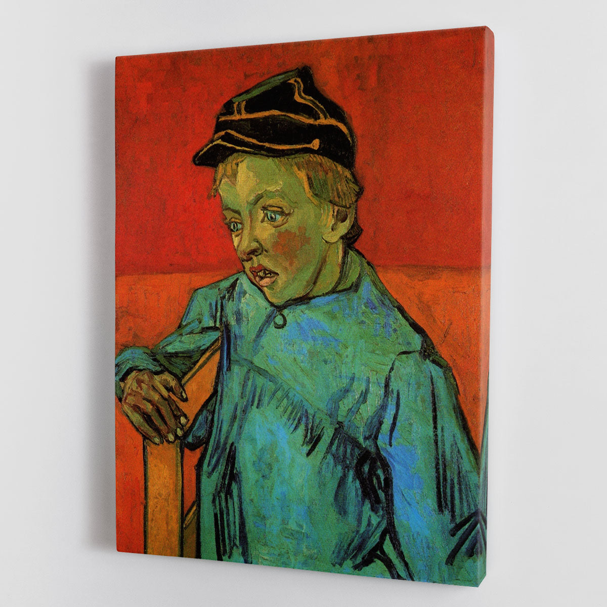 The Schoolboy Camille Roulin by Van Gogh Canvas Print or Poster - Canvas Art Rocks - 1