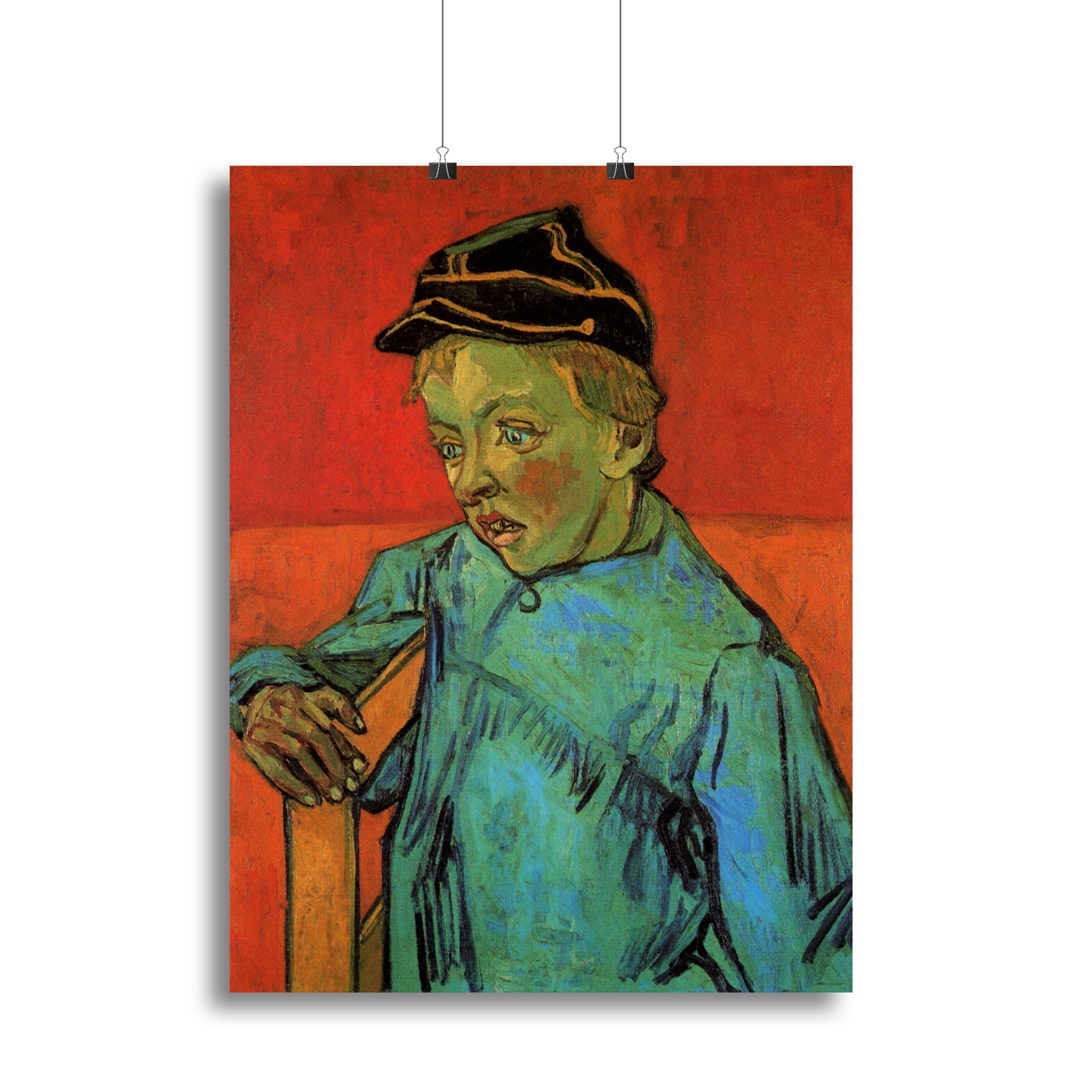 The Schoolboy Camille Roulin by Van Gogh Canvas Print or Poster - Canvas Art Rocks - 2
