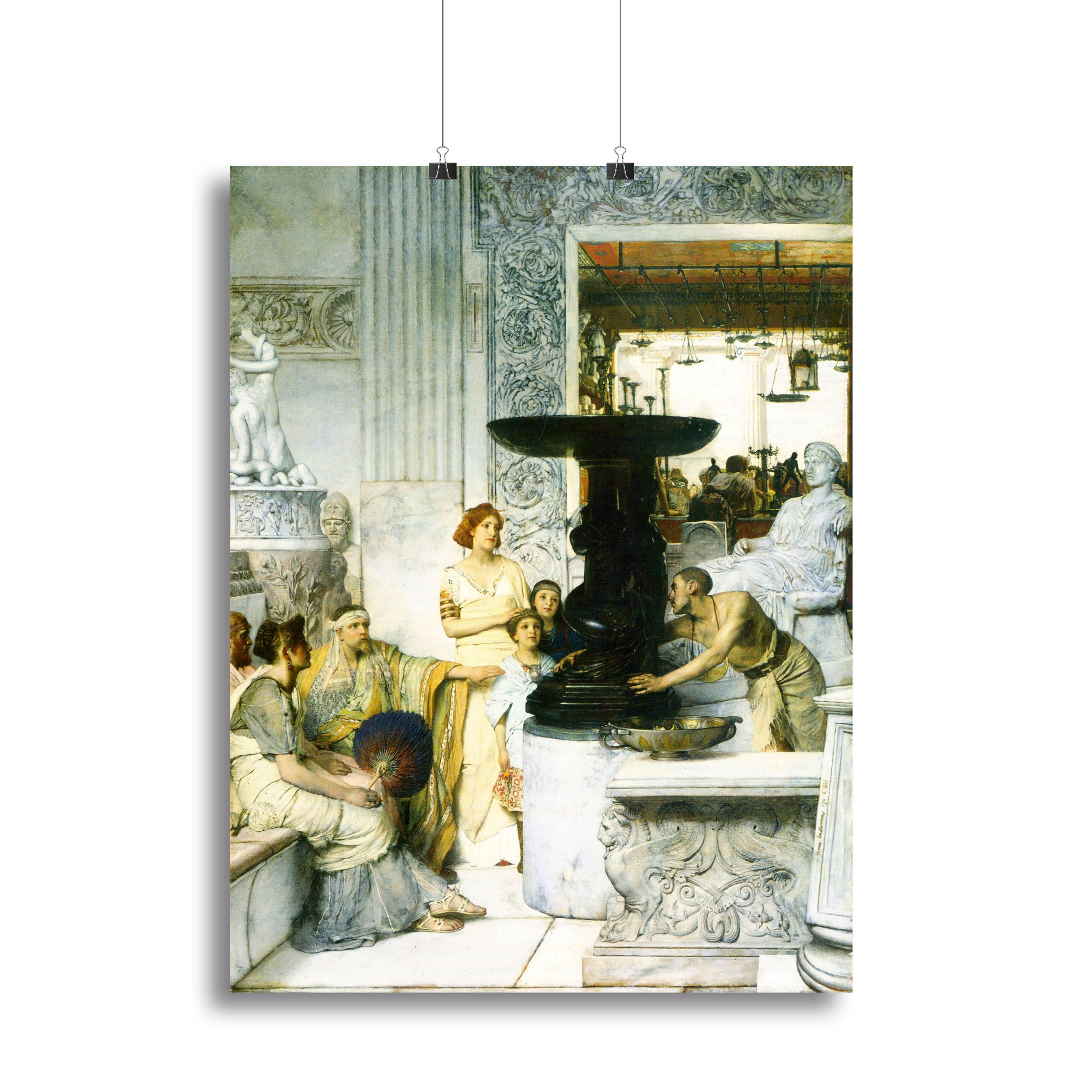 The Sculpture Gallery by Alma Tadema Canvas Print or Poster - Canvas Art Rocks - 2