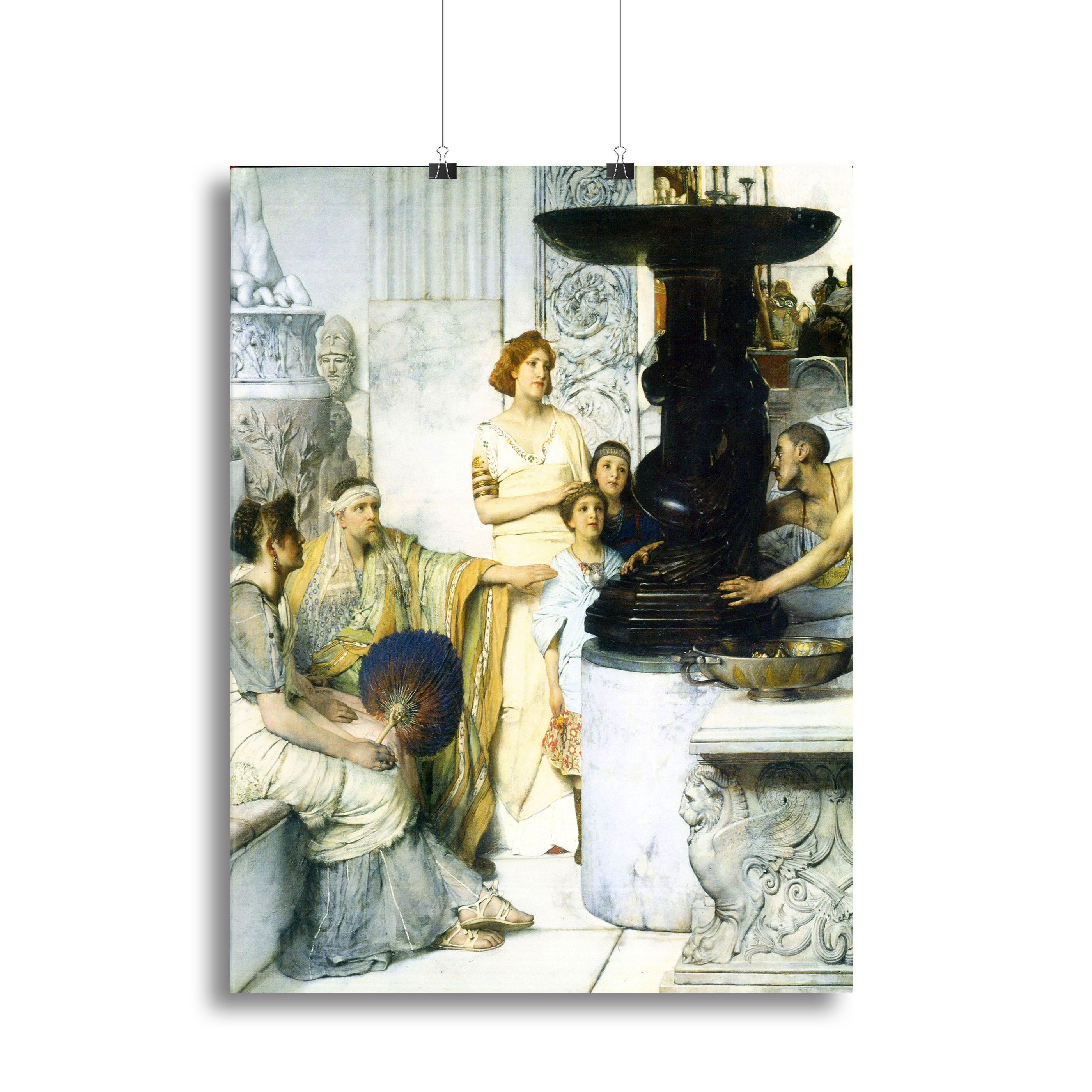 The Sculpture Gallery detail by Alma Tadema Canvas Print or Poster - Canvas Art Rocks - 2