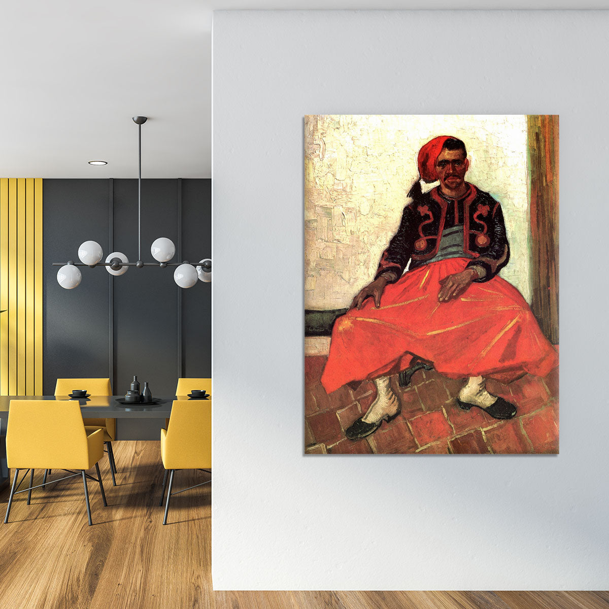 The Seated Zouave by Van Gogh Canvas Print or Poster - Canvas Art Rocks - 4